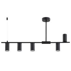 Lampa sufitowa ALFA URANOS CZARNA 5xGU10 85cm | 63314