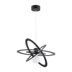 Lampa wisząca ALFA ORLANDO CZARNA 1xE27 34cm | 62141