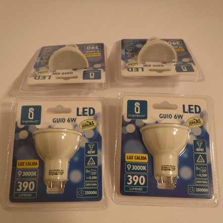 Żarówka LED GU10 6W CIEPŁA