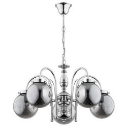Żyrandol ALFA HERO CHROM 5xE14 53cm | 28285