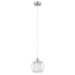 Lampa wisząca ALFA KRISTAL CHROM 1xE27 20cm | 61409