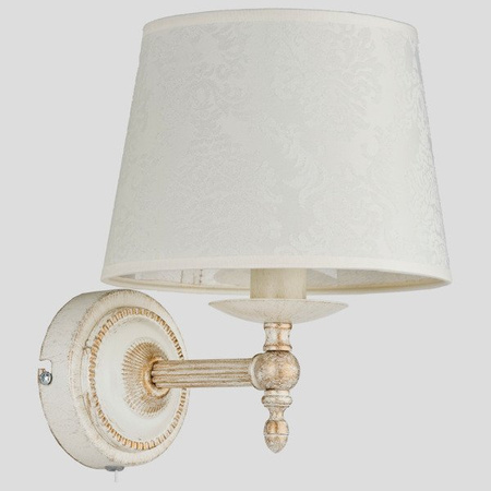 Kinkiet ALFA ROKSANA BIAŁA 1xE14 24cm | 18530