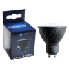 CZARNA ŻARÓWKA GU10 LED, EKZA251, 6W, BARWA: CIEPŁA