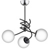 Lampa sufitowa ALFA SALSA CZARNO-BIAŁA 3xE14 50cm | 28593