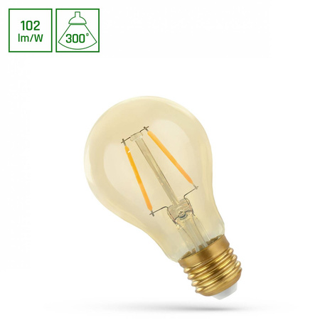 Żarówka filament LED GLS E27 230V 5W COG RETROSHINE ciepła 3000K