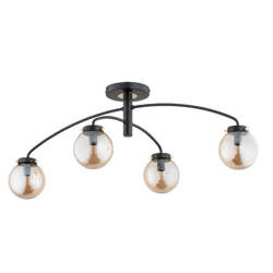 Lampa sufitowa ALFA WIRAL ZŁOTA 4xE14 50cm | 62187