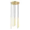 Lampa wisząca ALFA COLLET ZŁOTA 6xG9 LED 30cm | 63162