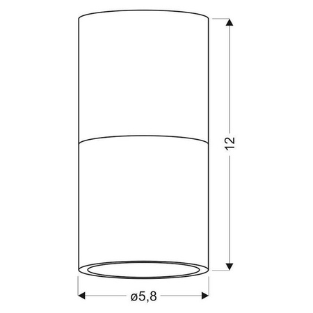 Lampa sufitowa TUBA 2273662, różowy/ biały, 1x15W GU10