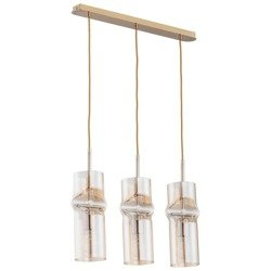 Lampa wisząca ALFA KAPRIS ZŁOTA 3xE27 13cm | 61016