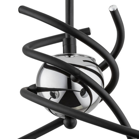 Lampa sufitowa ALFA SALSA CZARNO-BIAŁA 3xE14 50cm | 28593