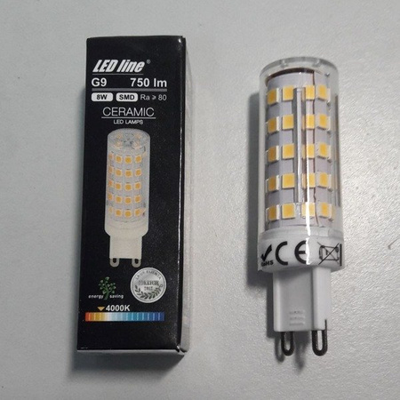 Żarówka Led G9 8W zimna 6000K