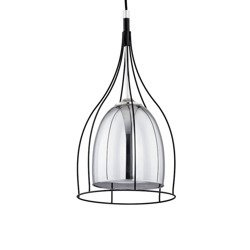 Lampa wisząca ALFA VITRO MIRROR CHROM 1xE27 23cm | 60564