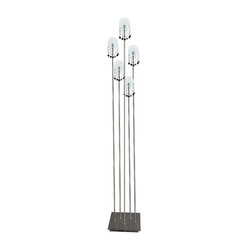 Lampa podłogowa LUXOR 54-02818 nikiel mat 5x20W G4 (żarówki w komplecie)