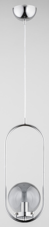 Lampa wisząca ALFA OVAL CHROM 1xE14 17cm | 60699