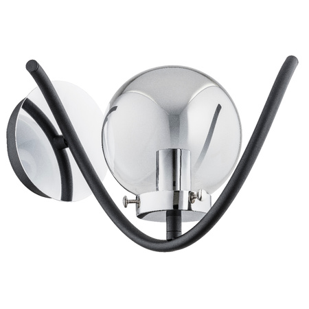 Nowoczesna lampa ścienna GOTTA I chrom śr. 27cm