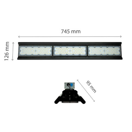 Oprawa hermetyczna HALLS LINE HIGH BAY 150W 230V 75x140st IP66 IK10