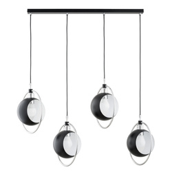 Lampa wisząca ALFA OLIMPIA CZARNA 4xE27 70cm | 63159