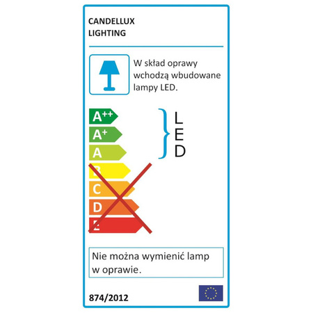 Kinkiet BOLO 1x6W LED SMD główka okrągła 1E z przegubem KD SYSTEM, chrom/transparentny, 3000K, 91-67517