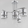 Lampa sufitowa żyrandol z kryształkami BRUNO chrom śr. 51cm