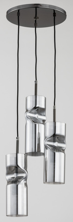 Lampa wisząca ALFA KAPRIS GRAFITOWA 3xE27 32cm | 61017