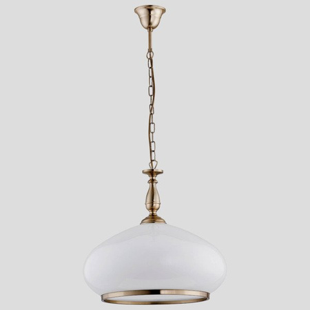 Lampa wisząca ALFA PARIS ZŁOTA 1xE27 38cm | 118