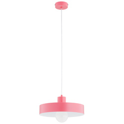 Lampa wisząca ALFA NEVERA RÓŻOWA 1xE27 34cm | 61449