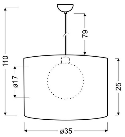 Lampa wisząca CHICAGO 31-24886 biała 1x60W E27