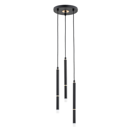 Lampa wisząca ALFA DESTO CZARNA & ZŁOTA 3xG9 20cm | 62400