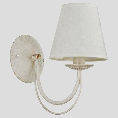 Kinkiet ALFA IRMA BIAŁY 1xE14 26cm | 20910