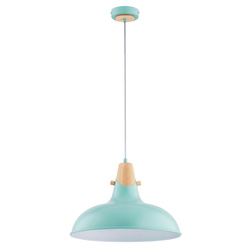 Lampa wisząca ALFA SOLO MIĘTOWA 1xE27 40cm | 61268