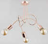 Lampa sufitowa ALFA TANGO MIEDZIANA 3xE27 48cm | 24323