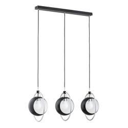 Lampa wisząca ALFA OLIMPIA CZARNA 3xE27 90cm | 62318