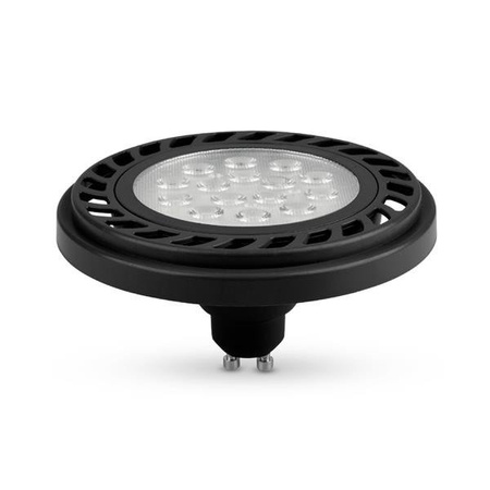 LED ES111 / GU10 9W ciepła 3000K kąt 30st BL