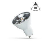 LED GU10 230V 6W SMD 10ST  NW Z SOCZEWKĄ SPECTRUM