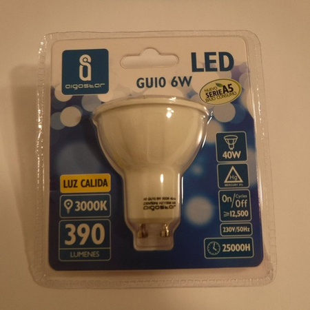 Żarówka LED GU10 6W CIEPŁA