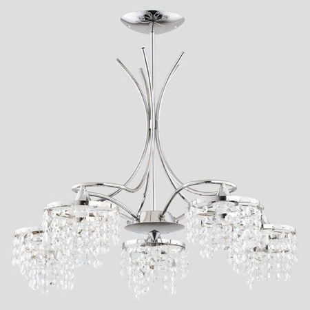 Lampa sufitowa ALFA KALIOPA CHROM 5xE14 58cm | 24455