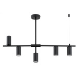 Lampa sufitowa ALFA SAUR CZARNA 5xGU10 81cm | 63322