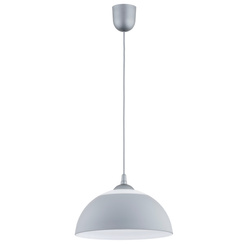 Lampa wisząca ALFA BEZA SREBRNA 1xE27 30cm | 61290