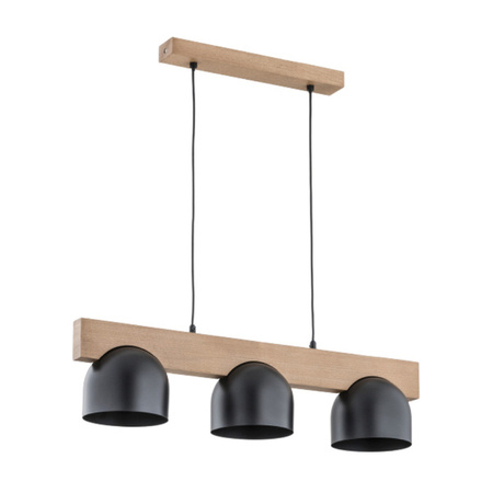 Lampa wisząca ALFA GROS DREWNIANA 3xE27 15cm | 62089