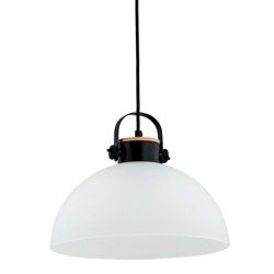 Lampa wisząca ALFA BOLO DREWNIANA 1xE27 30cm | 60605