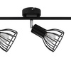 Lampa listwa czarna z drutu 3pkt MEGAN 75cm 2743304