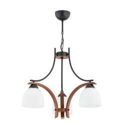 Żyrandol ALFA BAFIA 3xE27 DREWNIANA 52cm | 62421