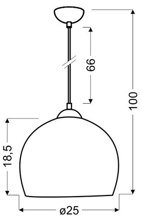 Lampa wisząca STUDENT 31-96640 czerwona 1x60W E27