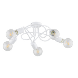 Lampa sufitowa ALFA BOSTON BIAŁA 5xE27 52cm | 63194