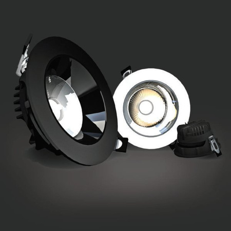 Lampa LED podtynkowa oczko śr, 16cm 20W 3000K 30° WLD MIRROR L | biały