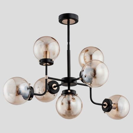 Lampa sufitowa ALFA TRANSFORMERS CZARNA 7xE14 59cm | 24847