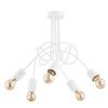 Lampa sufitowa ALFA TANGO BIAŁA 5xE27 50cm | 23615