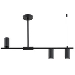 Lampa sufitowa ALFA URANOS CZARNA 3xGU10 74cm | 62535