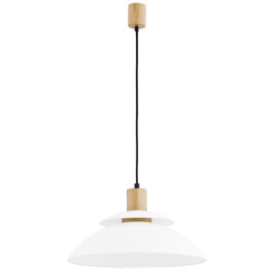 Lampa wisząca ALFA TROPIC DREWNIANA 1xE27 44cm | 60356