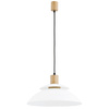 Lampa wisząca ALFA TROPIC DREWNIANA 1xE27 44cm | 60356